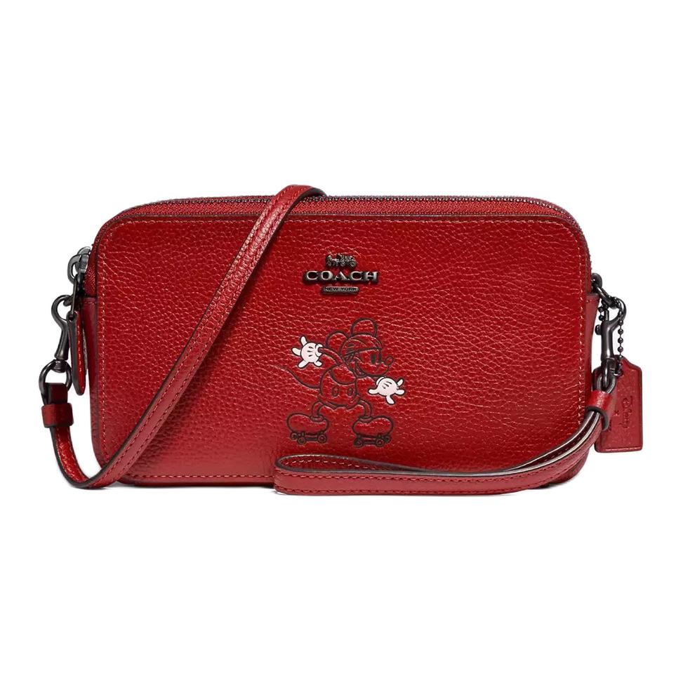 Дисней/Disney, Коллаборация Kira Гладкая Кожаная Сумка Через Плечо, Маленькая Женская Красная Сумка COACH
Дисней/Disney, Коллаборация Kira Гладкая Кожаная Сумка Через Плечо, Маленькая Женская Красная Сумка COACH