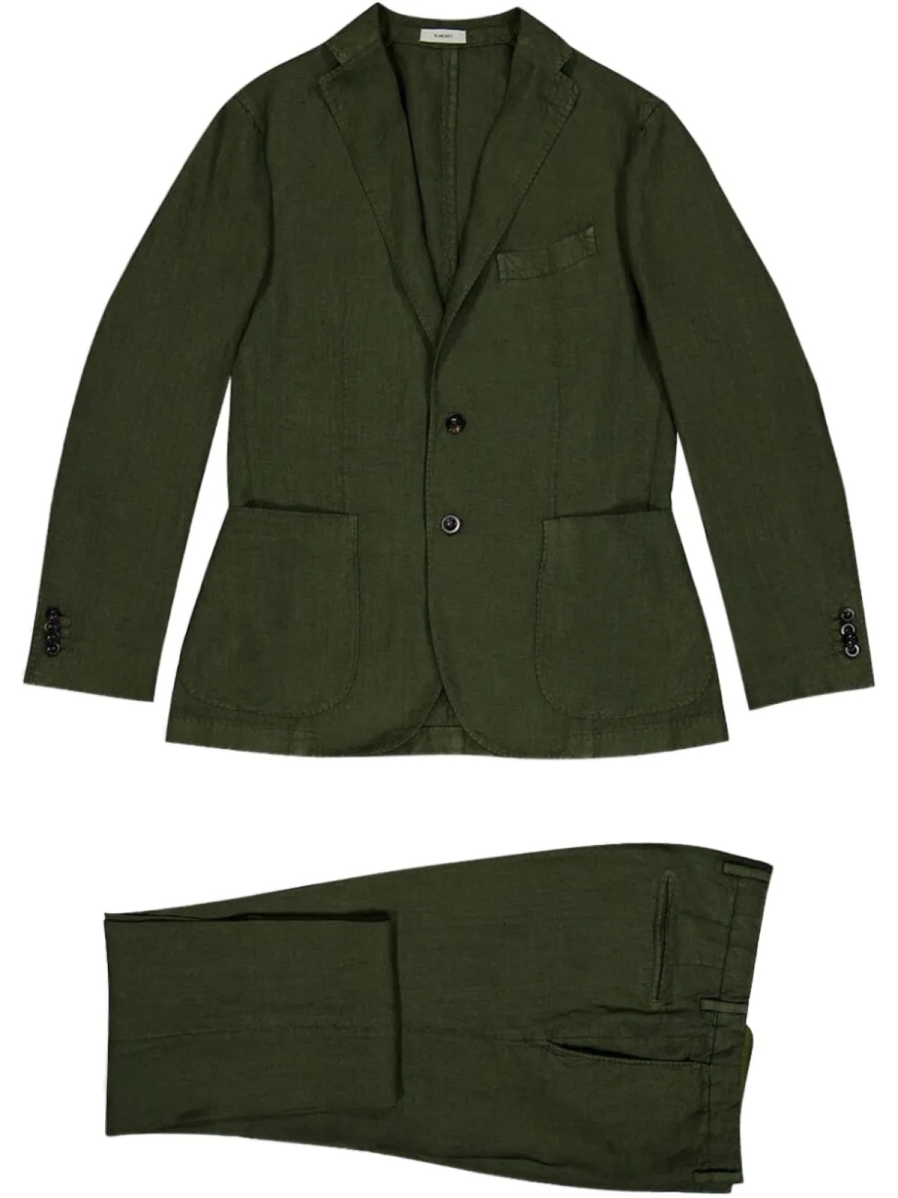Однобортный костюм Boglioli, зеленый
Однобортный костюм Boglioli, зеленый