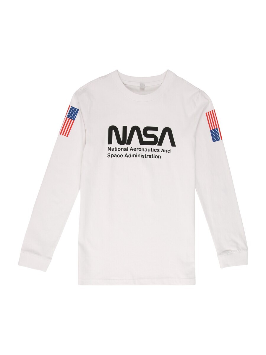 Лонгслив Mister Tee Shirt Nasa Worm, белый 
Лонгслив Mister Tee Shirt Nasa Worm, белый