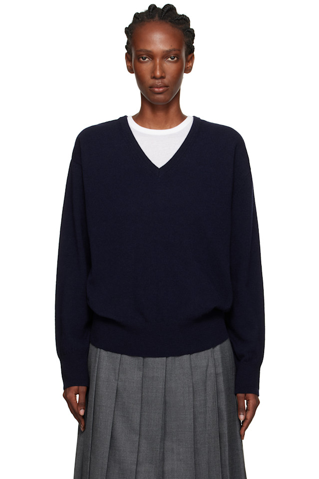 Пуловер Puno с V-образным вырезом Nothing Written, темно-синий
Пуловер Puno с V-образным вырезом Nothing Written, темно-синий