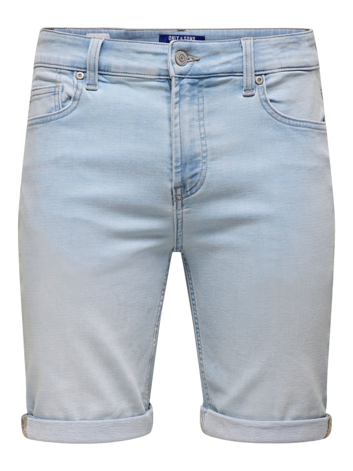 Джинсовые шорты ONLY & SONS, светло-синий деним
Джинсовые шорты ONLY & SONS, светло-синий деним
