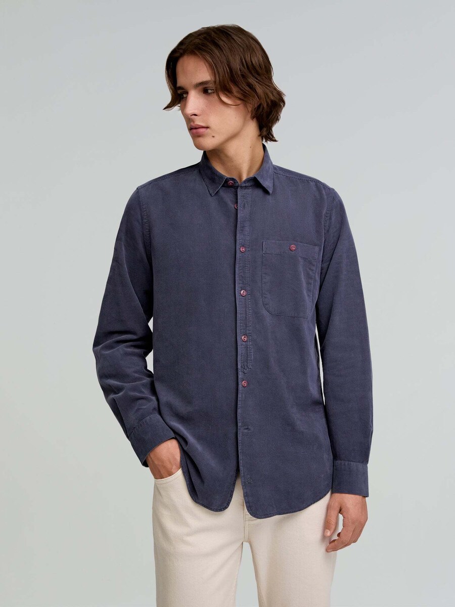 Рубашка обычного кроя на пуговицах Scalpers, темно-синий
Рубашка обычного кроя на пуговицах Scalpers, темно-синий