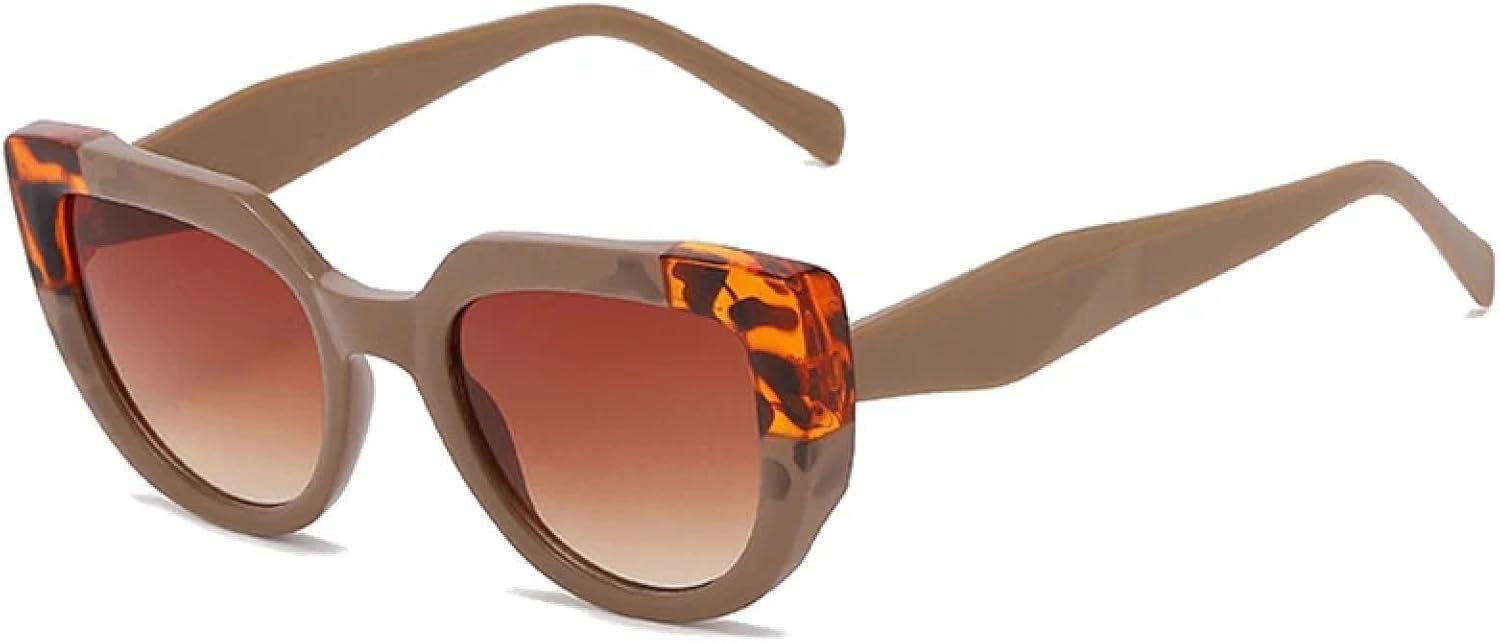 Модные солнцезащитные очки «кошачий глаз» для женщин, роскошные солнцезащитные очки в стиле ретро с градиентом и защитой от УФ-излучения UV400 для мужчин HHZZYVY, Khaki Leopard Tea
Модные солнцезащитные очки «кошачий глаз» для женщин, роскошные солнцезащитные очки в стиле ретро с градиентом и защитой от УФ-излучения UV400 для мужчин HHZZYVY, Khaki Leopard Tea