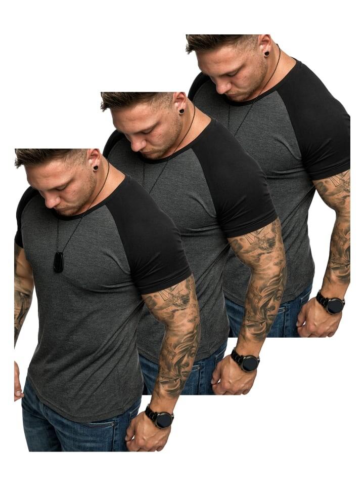 Футболка Amaci&Sons, цвет (3x anthrazit/schwarz)
Футболка Amaci&Sons, цвет (3x anthrazit/schwarz)