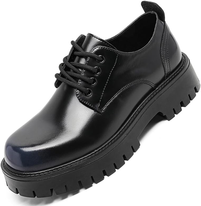 Мужские массивные двухцветные туфли с носком, деловые оксфорды на платформе для мужчин, увеличивающие рост, повседневные дерби Gezykao, черный/синий
Мужские массивные двухцветные туфли с носком, деловые оксфорды на платформе для мужчин, увеличивающие рост, повседневные дерби Gezykao, черный/синий