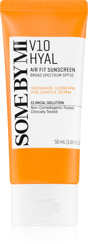 V10 Hyal Air Fit Солнцезащитный крем с легкой текстурой, защитный увлажняющий крем с фактором защиты 50+ Some By Mi, 50 мл
V10 Hyal Air Fit Солнцезащитный крем с легкой текстурой, защитный увлажняющий крем с фактором защиты 50+ Some By Mi, 50 мл