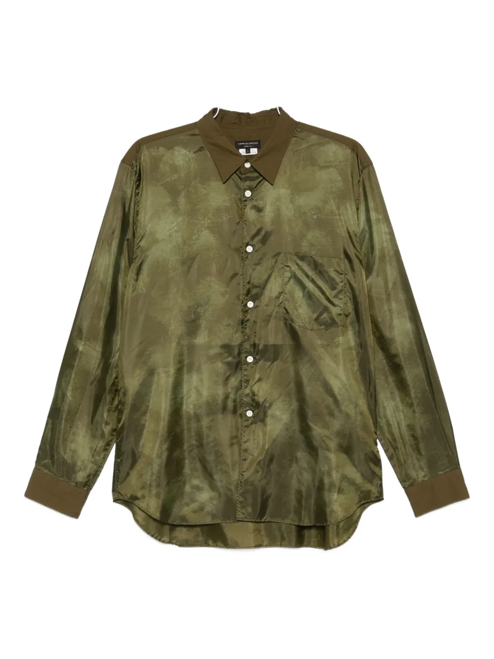 Рубашка с длинными рукавами и сатиновым покрытием Comme des Garçons Homme Plus, зеленый
Рубашка с длинными рукавами и сатиновым покрытием Comme des Garçons Homme Plus, зеленый