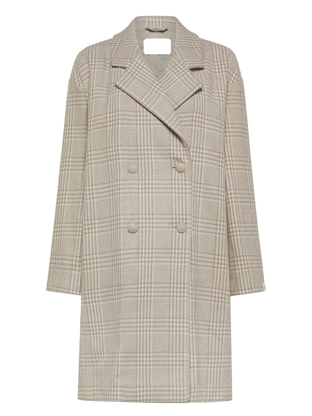 Двубортное пальто в ломаную клетку Peuterey, нейтральный
Двубортное пальто в ломаную клетку Peuterey, нейтральный