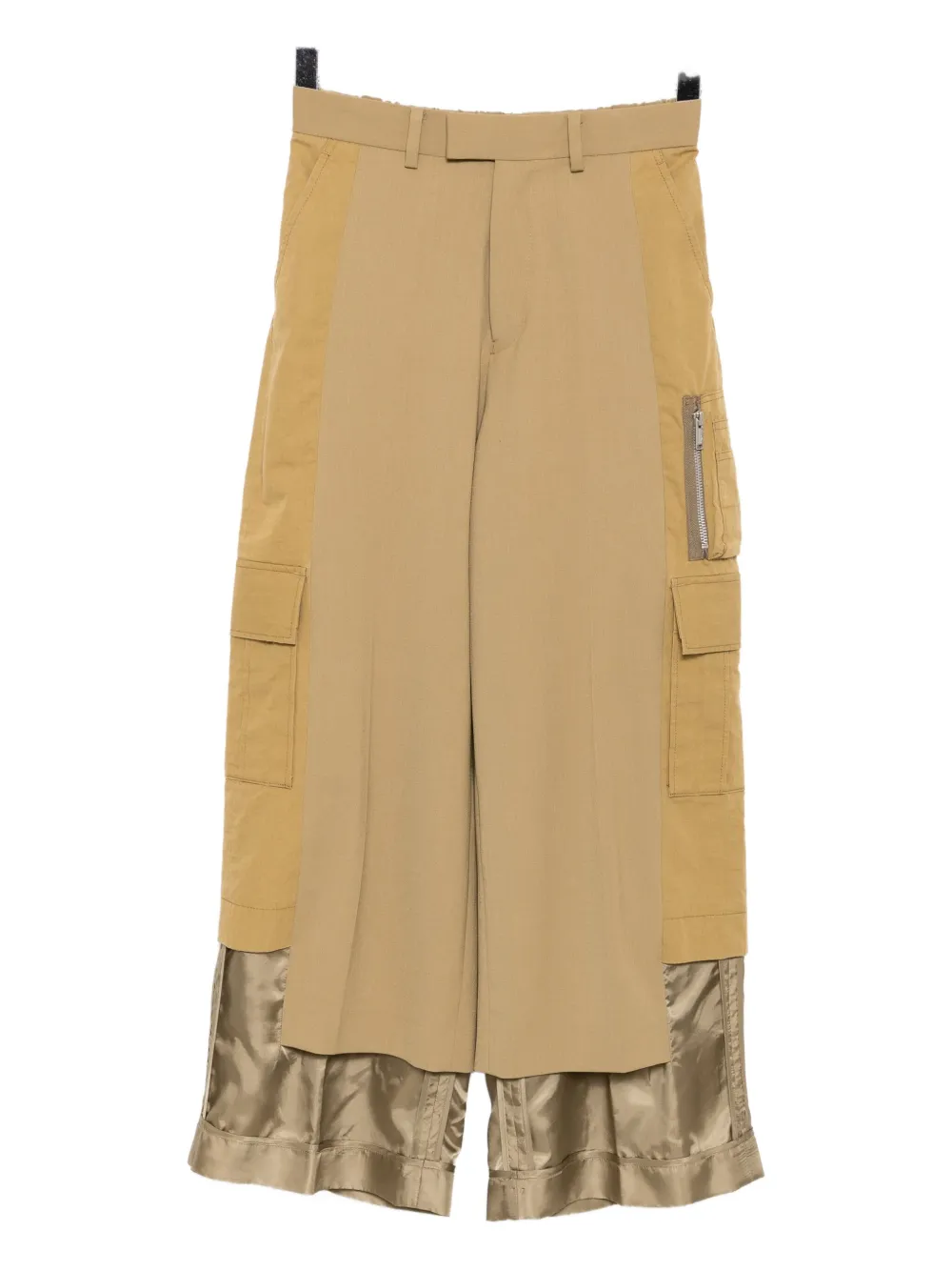 Брюки из смесовой шерсти Undercover, коричневый 
Брюки из смесовой шерсти Undercover, коричневый