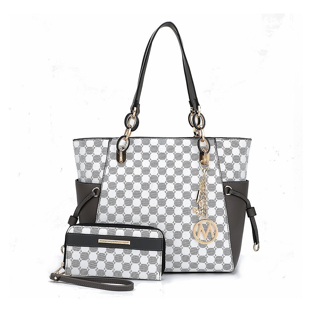 Сумка-тоут с круглым принтом MKF Collection XeniaСумочка с кошельком от Mia K — 2 шт., цвет Charcoal
Сумка-тоут с круглым принтом MKF Collection XeniaСумочка с кошельком от Mia K — 2 шт., цвет Charcoal