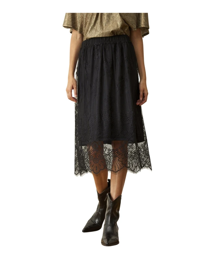 Юбка Paula из красивого кружева In Front, черный
Юбка Paula из красивого кружева In Front, черный