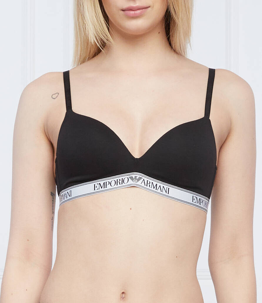 Бюстгальтер Emporio Armani, черный
Бюстгальтер Emporio Armani, черный