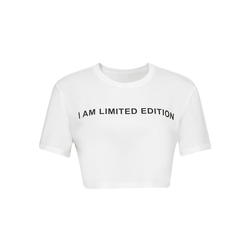 Короткая футболка Deep Breath из чистого хлопка, белый
Короткая футболка Deep Breath из чистого хлопка, белый