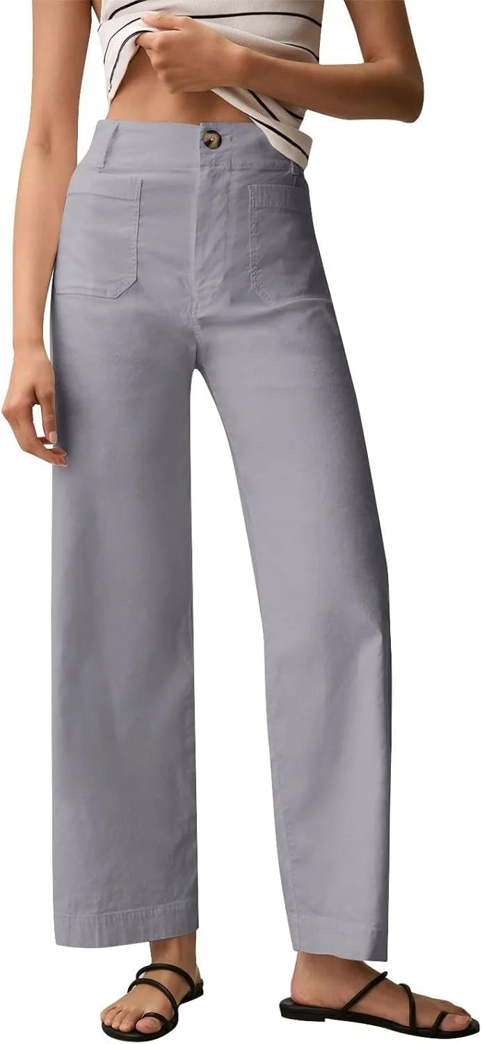 Женские мешковатые брюки с высокой талией и карманами
Женские мешковатые брюки с высокой талией и карманами