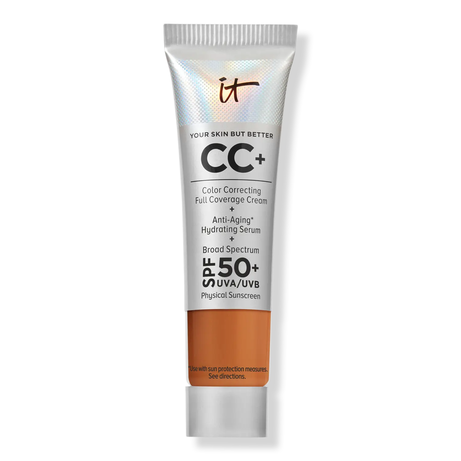Мини-CC+ крем с SPF 50+ IT Cosmetics, Rich (rich with yellow undertones)
Мини-CC+ крем с SPF 50+ IT Cosmetics, Rich (rich with yellow undertones)