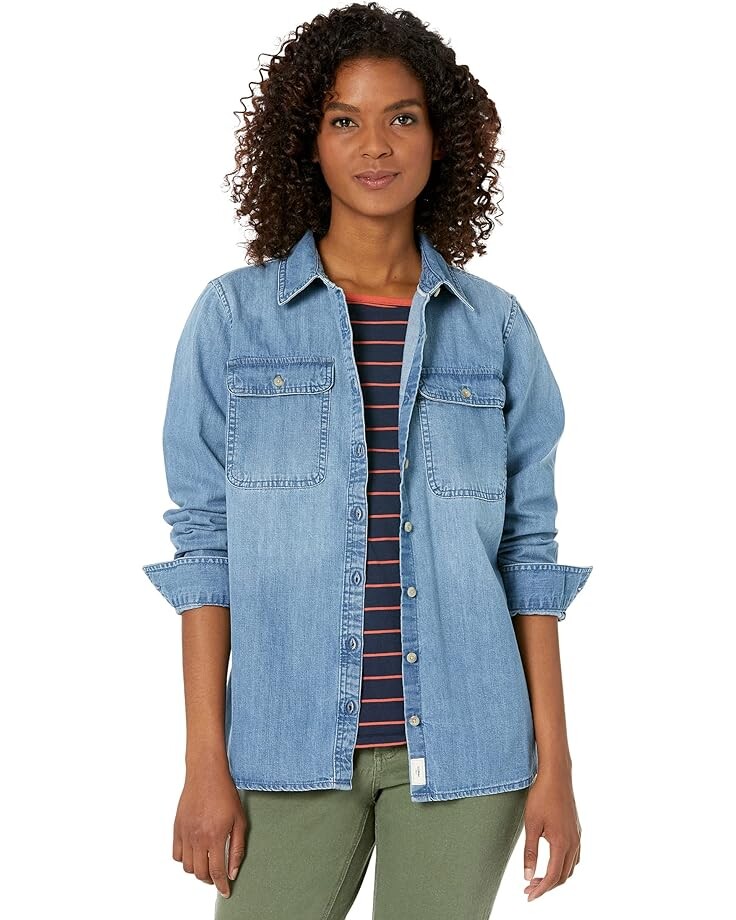Рубашка L.L.Bean Heritage Washed Denim, цвет Light Indigo
Рубашка L.L.Bean Heritage Washed Denim, цвет Light Indigo