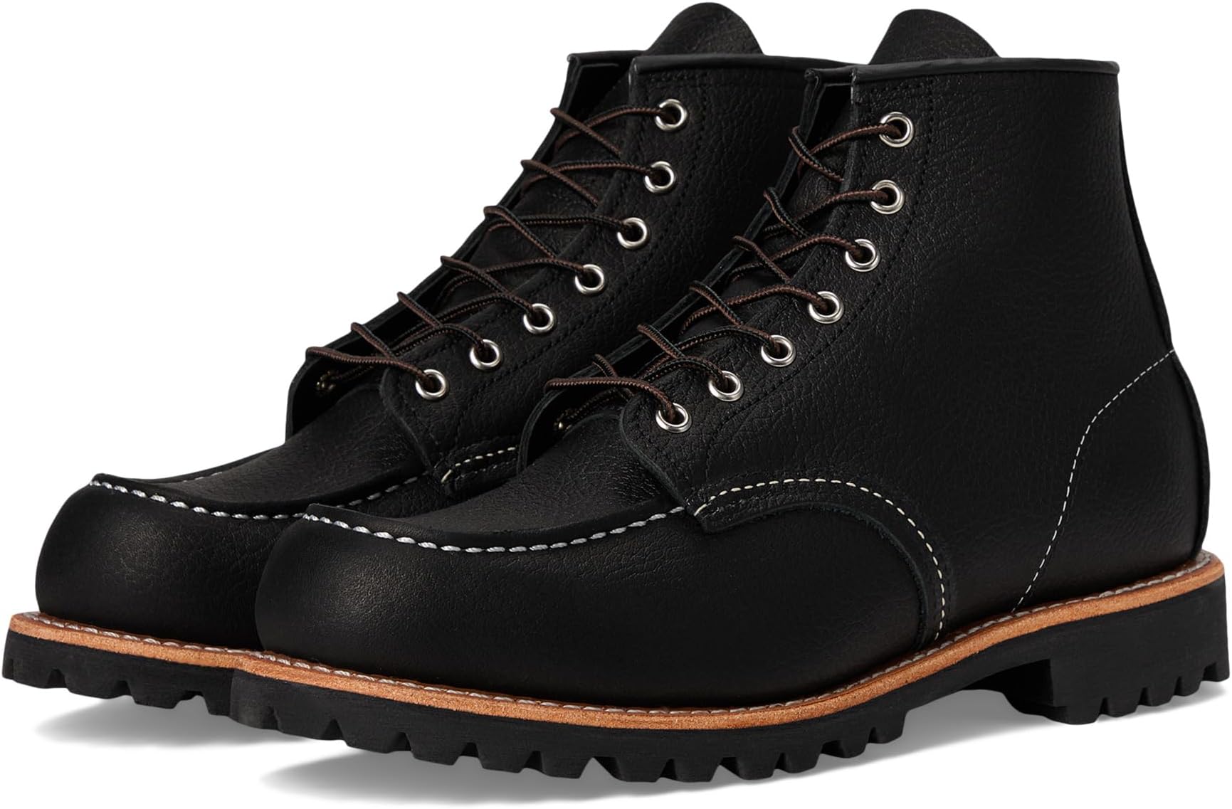 Ботинки Red Wing Heritage 6" Moc Toe Lug Roughneck, цвет Black Oil Slick 
Ботинки Red Wing Heritage 6" Moc Toe Lug Roughneck, цвет Black Oil Slick