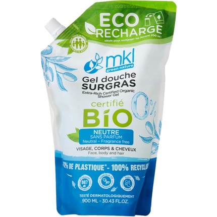 Surgras Neutral Shower Gel Без отдушек Органический Эко Сменный блок Mkl Green Nature
Surgras Neutral Shower Gel Без отдушек Органический Эко Сменный блок Mkl Green Nature