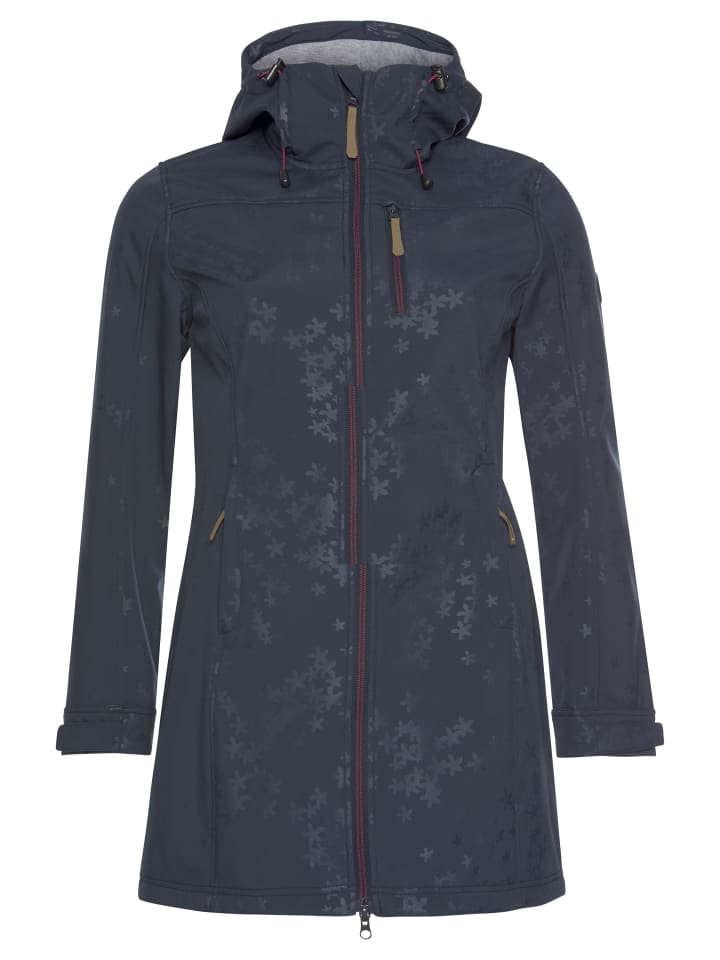 Пальто софтшелл темно-синего цвета Polarino
Пальто софтшелл темно-синего цвета Polarino