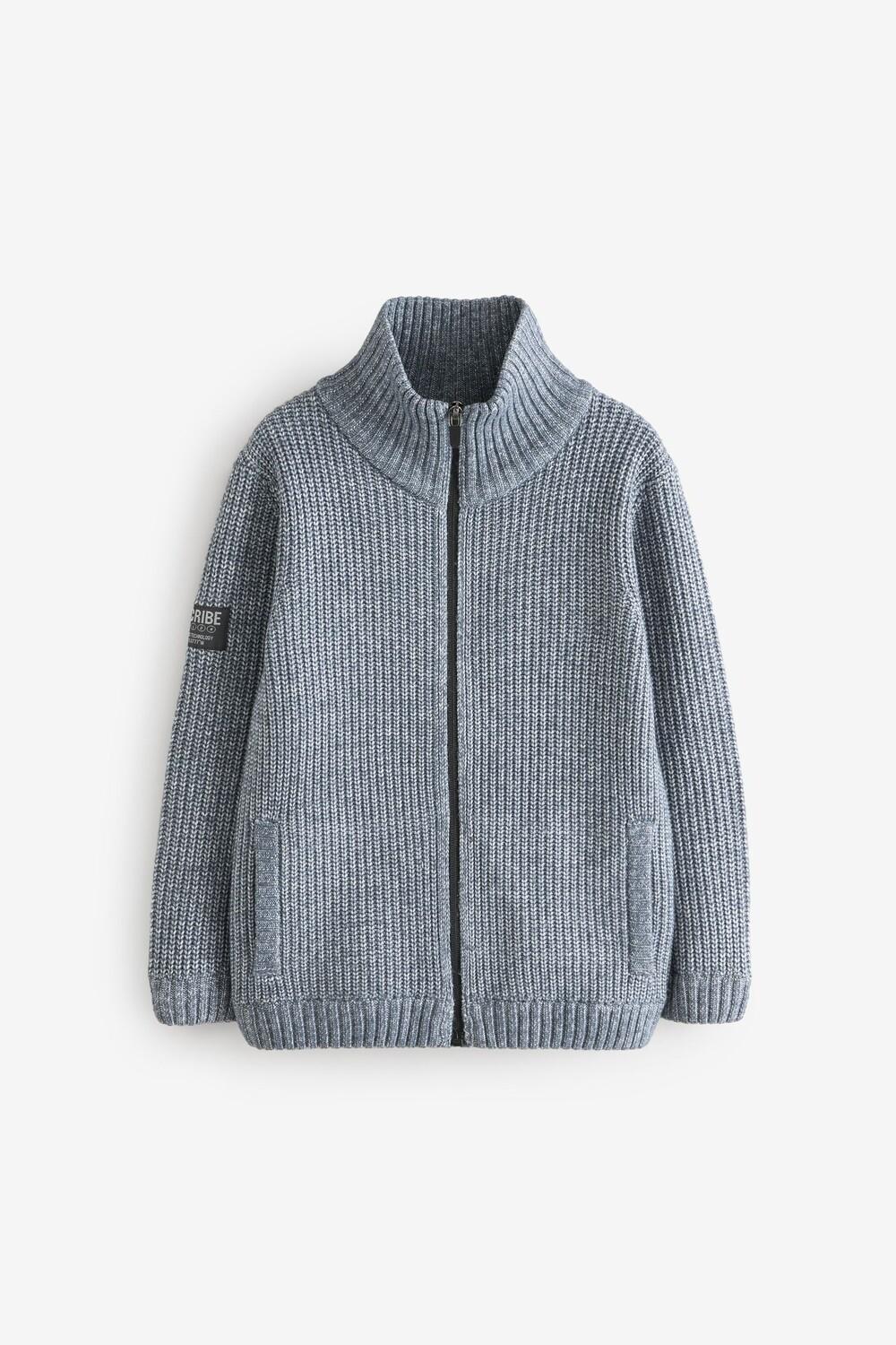 Вязаный кардиган на молнии (3 16 лет) Next, голубой
Вязаный кардиган на молнии (3 16 лет) Next, голубой