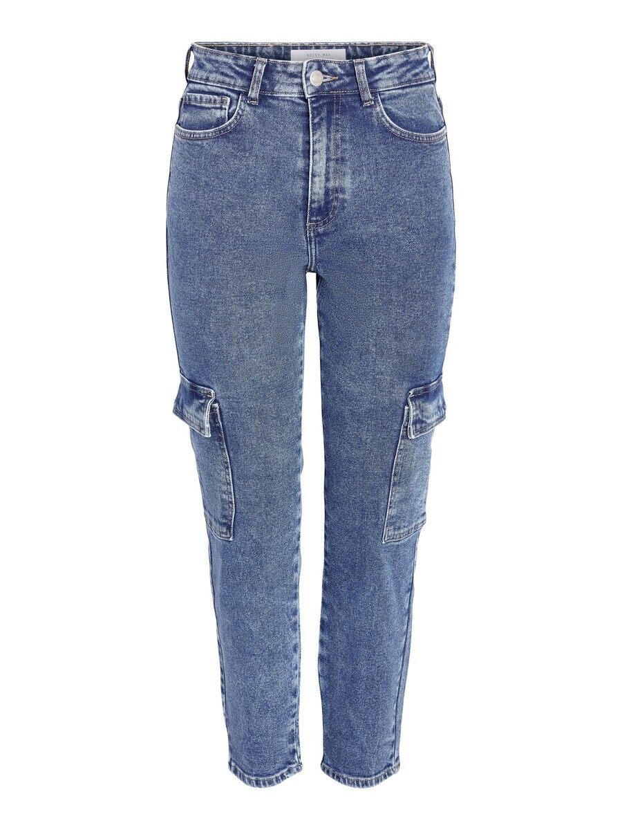 Джинсы Noisy may Regular Cargo Jeans Moni, синий деним 
Джинсы Noisy may Regular Cargo Jeans Moni, синий деним