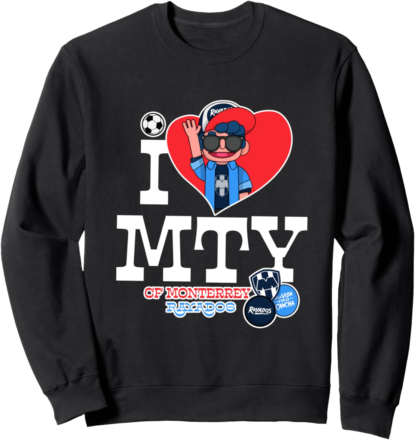 Толстовка ограниченная коллекция Rayados de Monterrey, черный
Толстовка ограниченная коллекция Rayados de Monterrey, черный