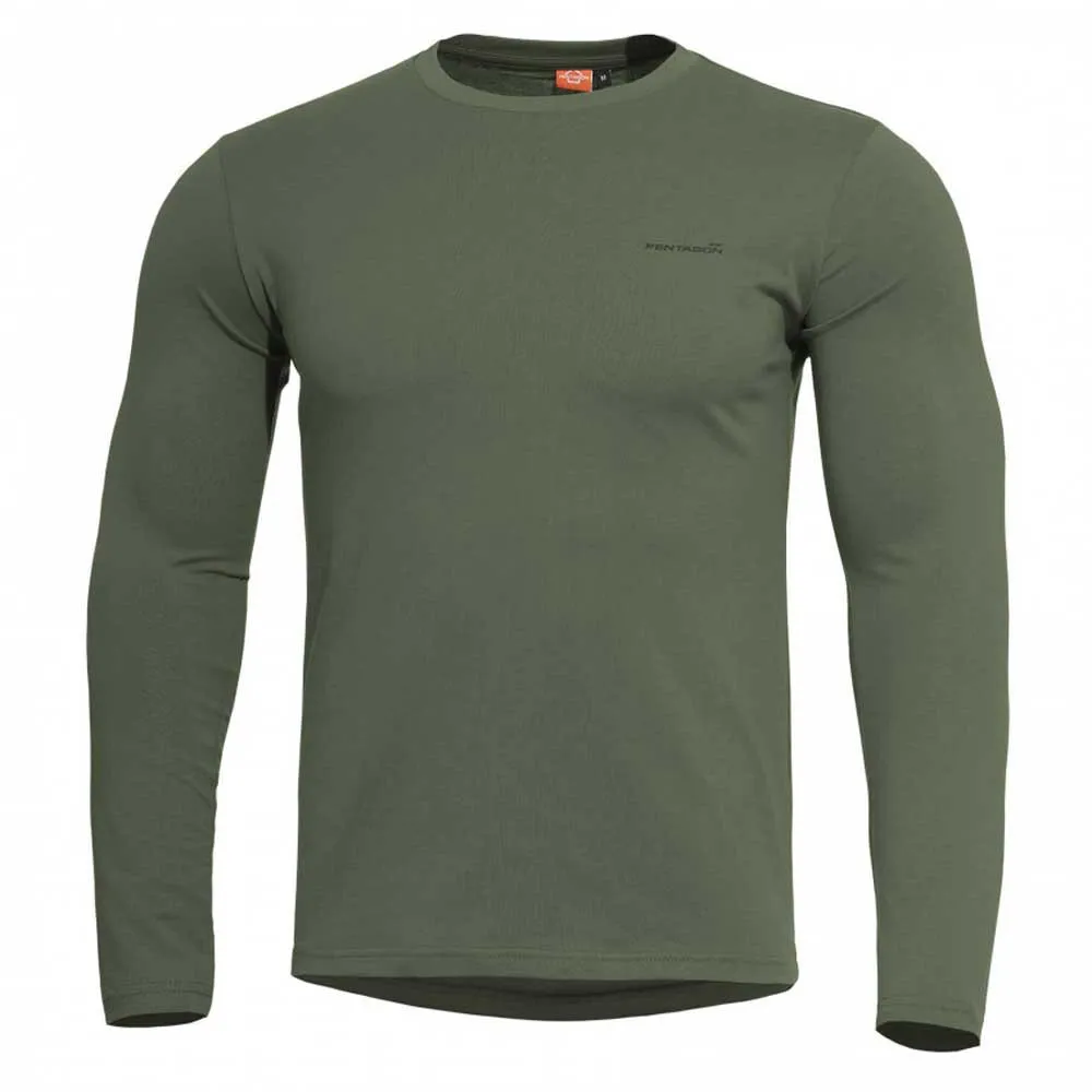 Футболка Pentagon Ageron 2.0 long sleeve, зеленый 
Футболка Pentagon Ageron 2.0 long sleeve, зеленый