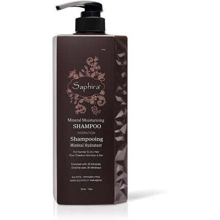 Saphira Минеральный увлажняющий шампунь 1000мл
Saphira Минеральный увлажняющий шампунь 1000мл