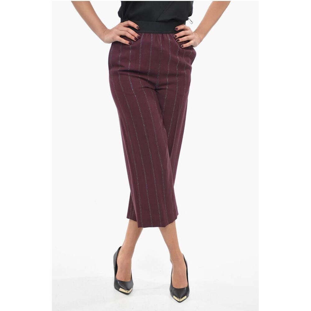 Укороченные брюки из смесовой шерсти с люрексом Stella Mccartney, Purple
Укороченные брюки из смесовой шерсти с люрексом Stella Mccartney, Purple