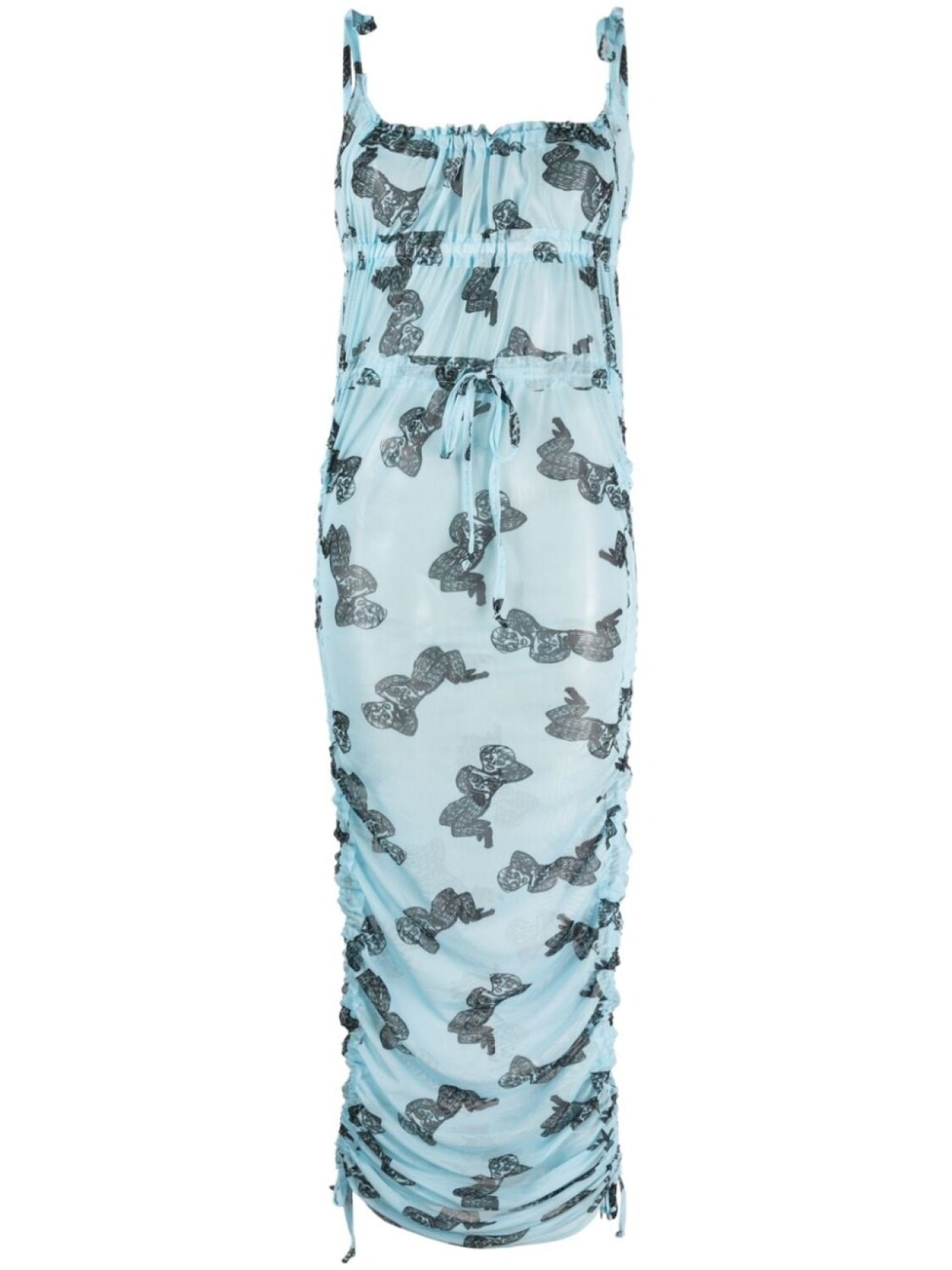 Charles Jeffrey Loverboy сетчатое платье с графичным принтом, синий
Charles Jeffrey Loverboy сетчатое платье с графичным принтом, синий