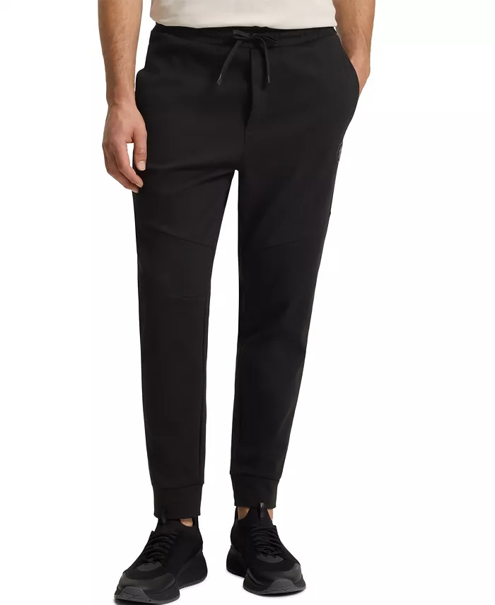 Мужские брюки для тренировок из хлопковой смеси Hugo Boss, черный
Мужские брюки для тренировок из хлопковой смеси Hugo Boss, черный