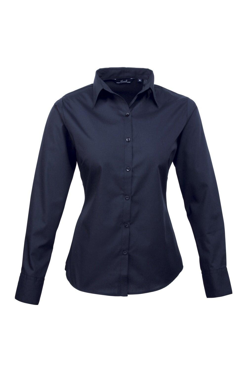 Поплиновая блузка с длинным рукавом. Простая рабочая рубашка. Premier, темно-синий
Поплиновая блузка с длинным рукавом. Простая рабочая рубашка. Premier, темно-синий