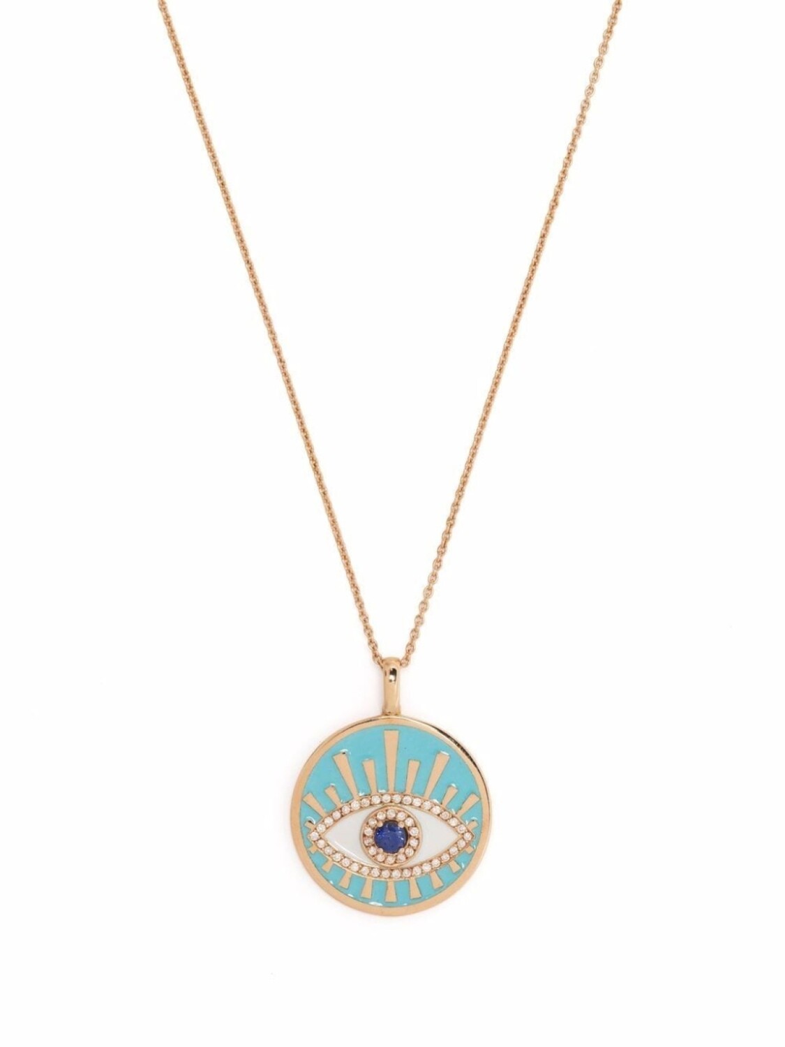 Колье Evil Eye из розового золота с бриллиантами Monan, розовый
Колье Evil Eye из розового золота с бриллиантами Monan, розовый