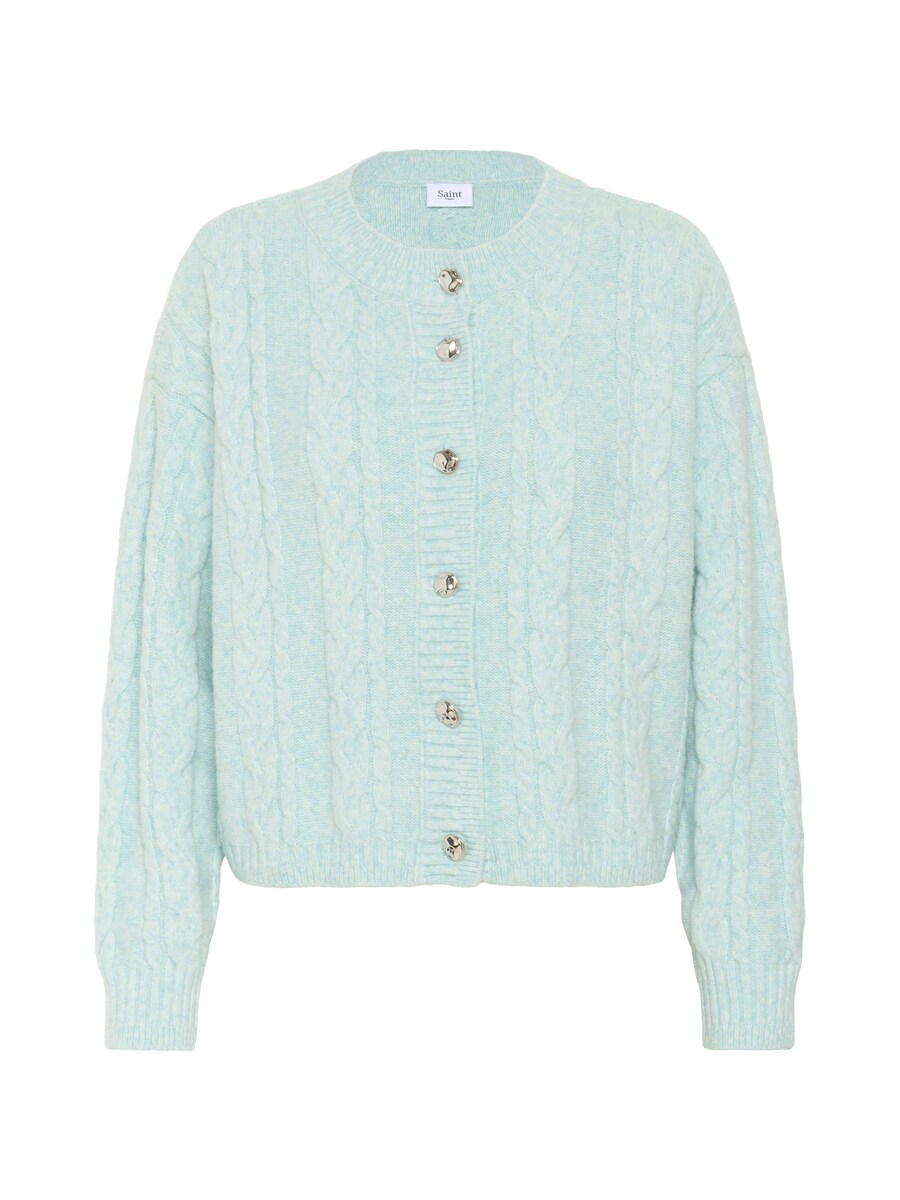 Вязаный кардиган SAINT TROPEZ Moira, светло-голубой
Вязаный кардиган SAINT TROPEZ Moira, светло-голубой