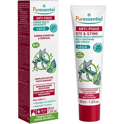 Успокаивающий крем от укусов насекомых и растений для детей 30 мл Puressentiel
Успокаивающий крем от укусов насекомых и растений для детей 30 мл Puressentiel