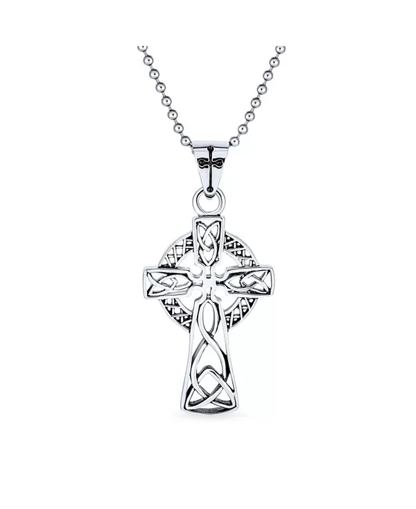 Защитный амулет, древний ирландский викинг, кельтский крест, ожерелье из окисленной нержавеющей стали, 20-дюймовая шариковая цепочка Bling Jewelry, silver
Защитный амулет, древний ирландский викинг, кельтский крест, ожерелье из окисленной нержавеющей стали, 20-дюймовая шариковая цепочка Bling Jewelry, silver
