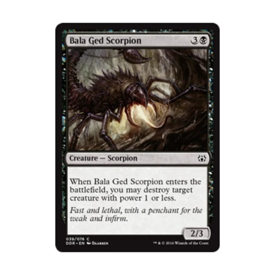 CCG Бала Гед Скорпион (К), MTG - Duel Decks - Nissa vs. Ob Nix
CCG Бала Гед Скорпион (К), MTG - Duel Decks - Nissa vs. Ob Nix