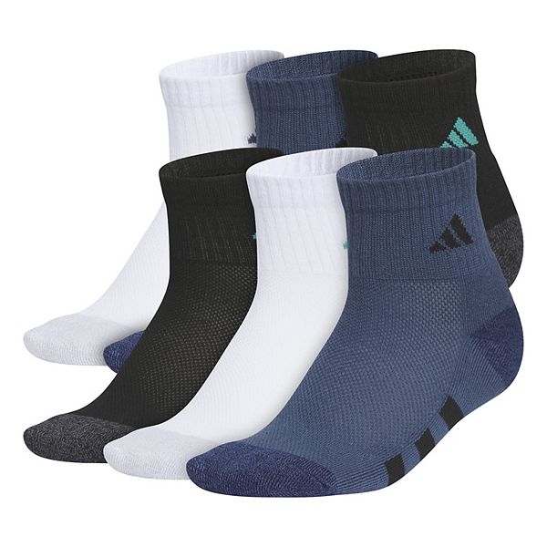 Мальчиковые спортивные амортизирующие носки 6-pack quarter Adidas, White Blue
Мальчиковые спортивные амортизирующие носки 6-pack quarter Adidas, White Blue