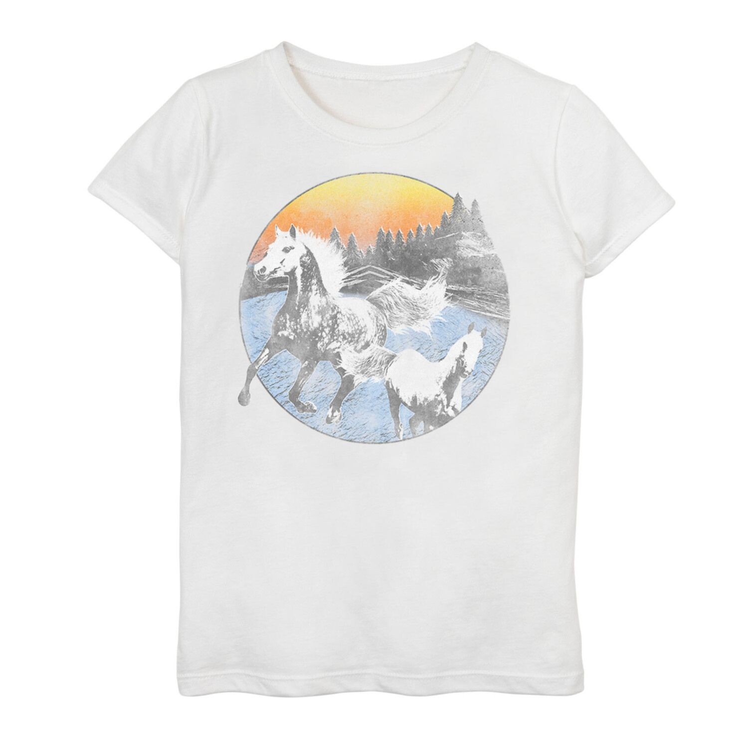 Футболка с рисунком «Лошади и закат» для девочек 7–16 лет Licensed Character
Футболка с рисунком «Лошади и закат» для девочек 7–16 лет Licensed Character