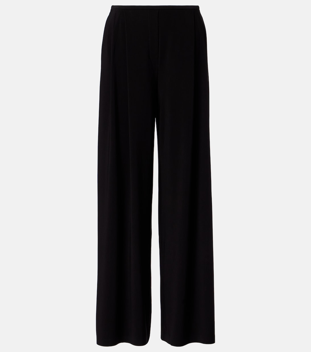 Широкие брюки с высокой посадкой Norma Kamali, черный
Широкие брюки с высокой посадкой Norma Kamali, черный