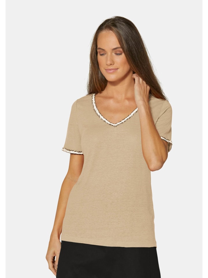 MADELEINE Льняная футболка с коротким рукавом, натурального/многоцветного оттенка
MADELEINE Льняная футболка с коротким рукавом, натурального/многоцветного оттенка