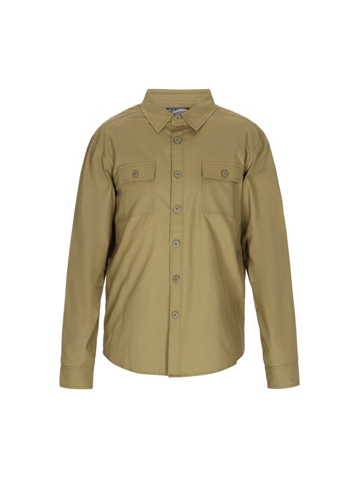 Мужская рубашка светло-оливкового цвета DreiMaster Vintage
Мужская рубашка светло-оливкового цвета DreiMaster Vintage