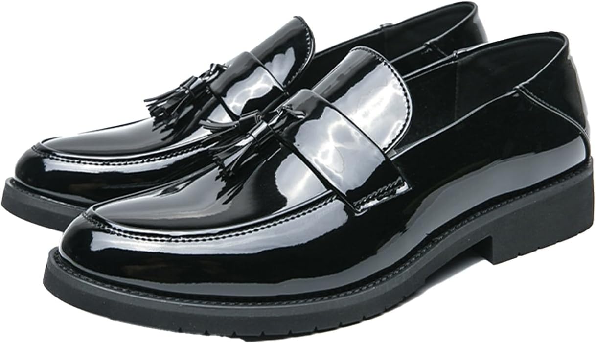 Мужские слипоны Boaobaihuo из лакированной кожи с кисточками, туфли-лоаферы с круглым носком, противоскользящие, низкие, для повседневного и делового стиля, выпускной, вечеринки, черный
Мужские слипоны Boaobaihuo из лакированной кожи с кисточками, туфли-лоаферы с круглым носком, противоскользящие, низкие, для повседневного и делового стиля, выпускной, вечеринки, черный