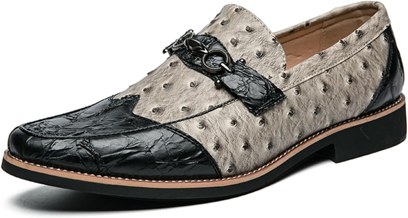 Мужские модные лоферы для повседневной носки, удобные слипоны, классические кожаные пенни-лоферы с металлической пряжкой, деловые повседневные туфли Abborora, черный/бежевый
Мужские модные лоферы для повседневной носки, удобные слипоны, классические кожаные пенни-лоферы с металлической пряжкой, деловые повседневные туфли Abborora, черный/бежевый