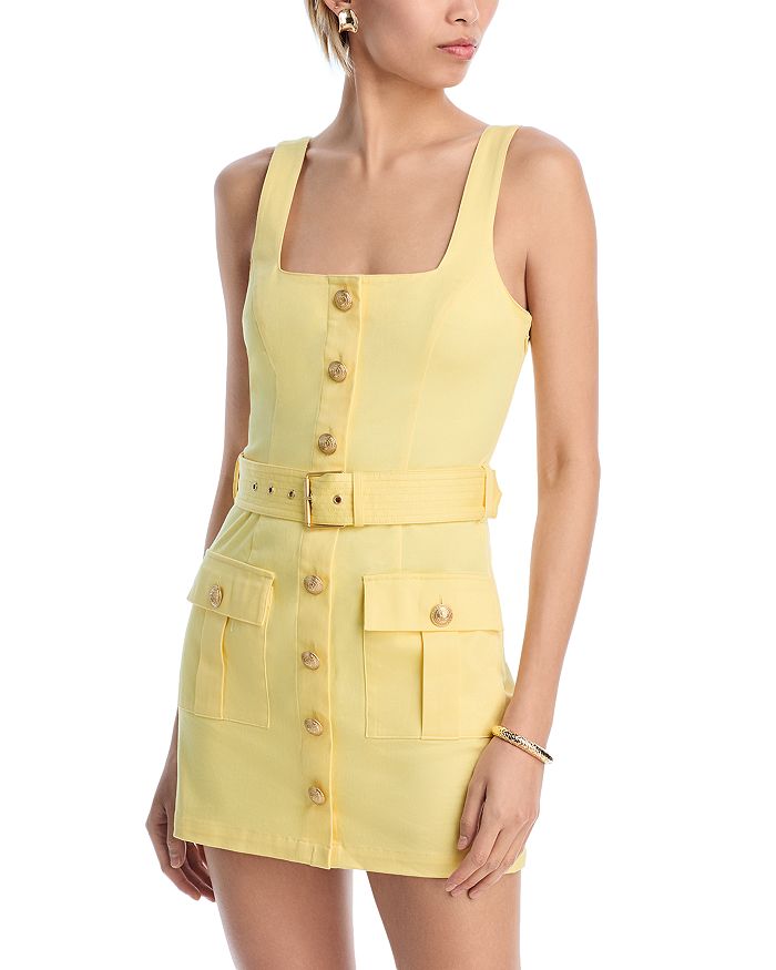 Миди-платье на пуговицах Mini Dress L'AGENCE, желтый
Миди-платье на пуговицах Mini Dress L'AGENCE, желтый