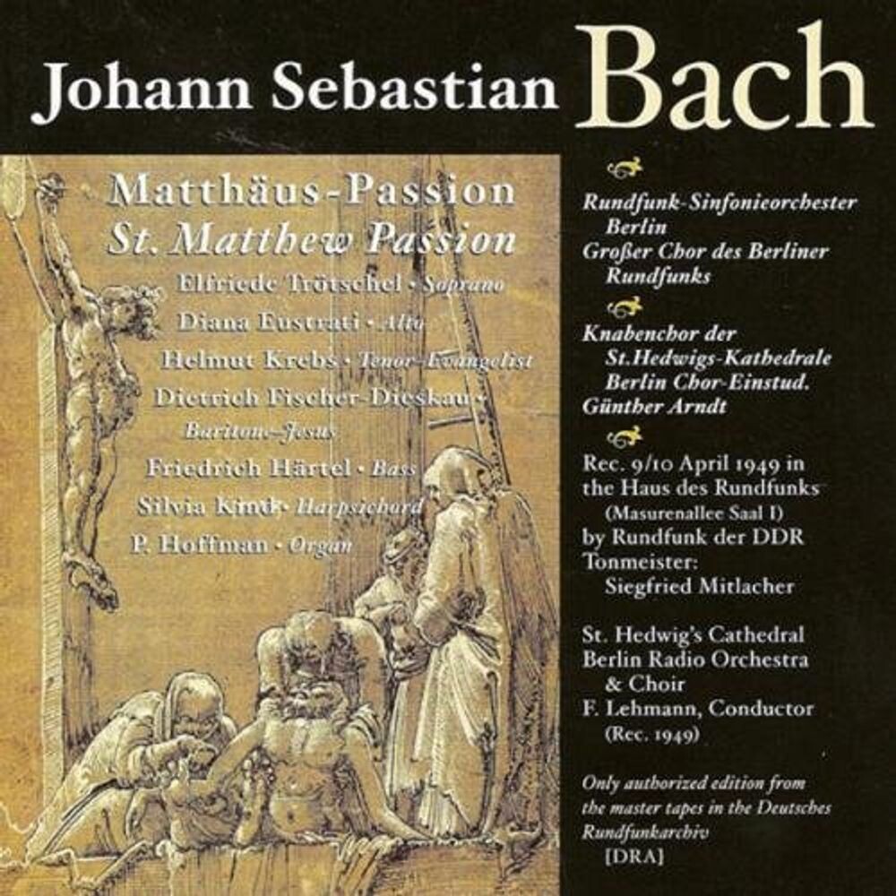 Диск CD St. Matthew Passion - J.S. Bach
Диск CD St. Matthew Passion - J.S. Bach