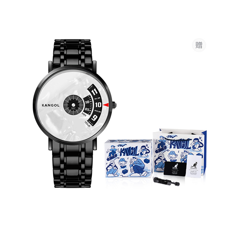 KANGOL Часы Quartz Movement Metal Strap Watch Unisex Black Dial
KANGOL Часы Quartz Movement Metal Strap Watch Unisex Black Dial