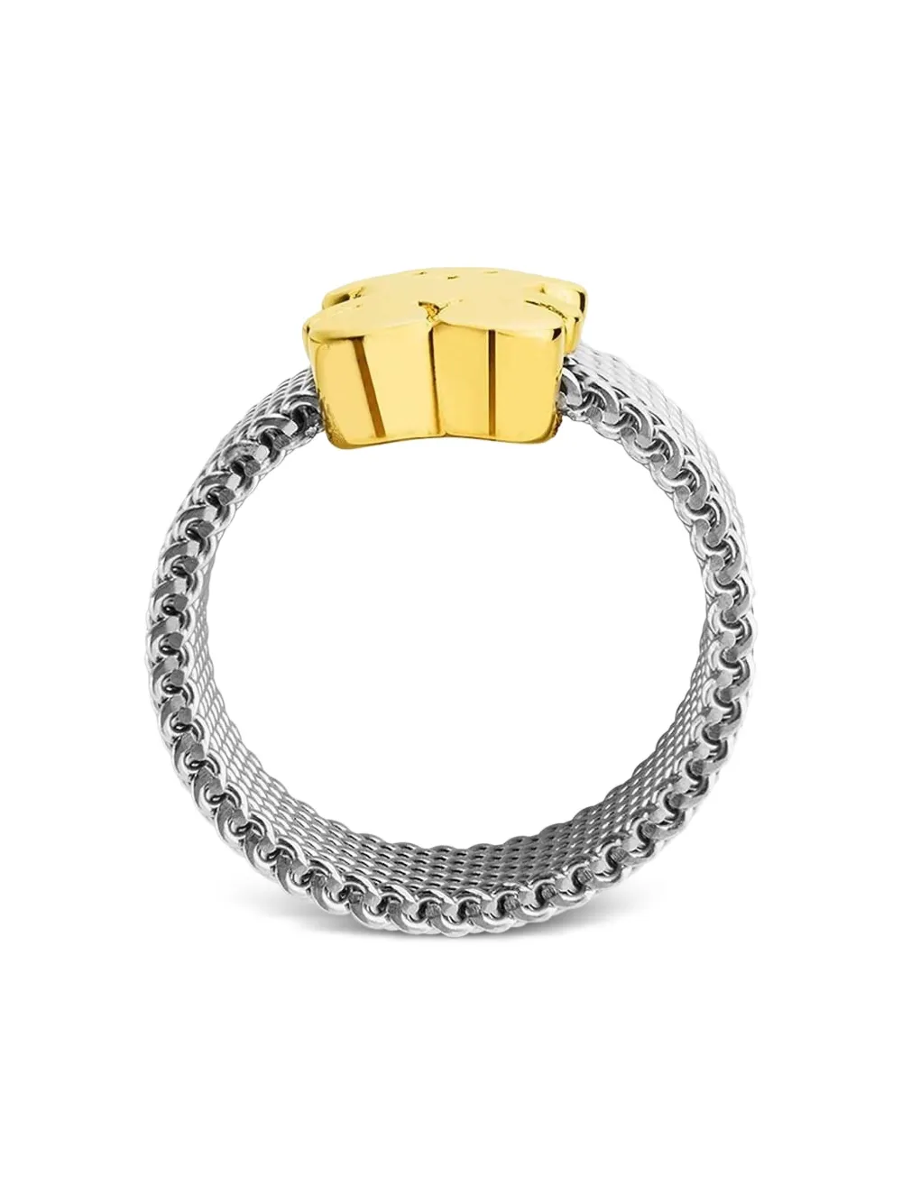 Кольцо с декором в виде медведя TOUS, золотой 
Кольцо с декором в виде медведя TOUS, золотой