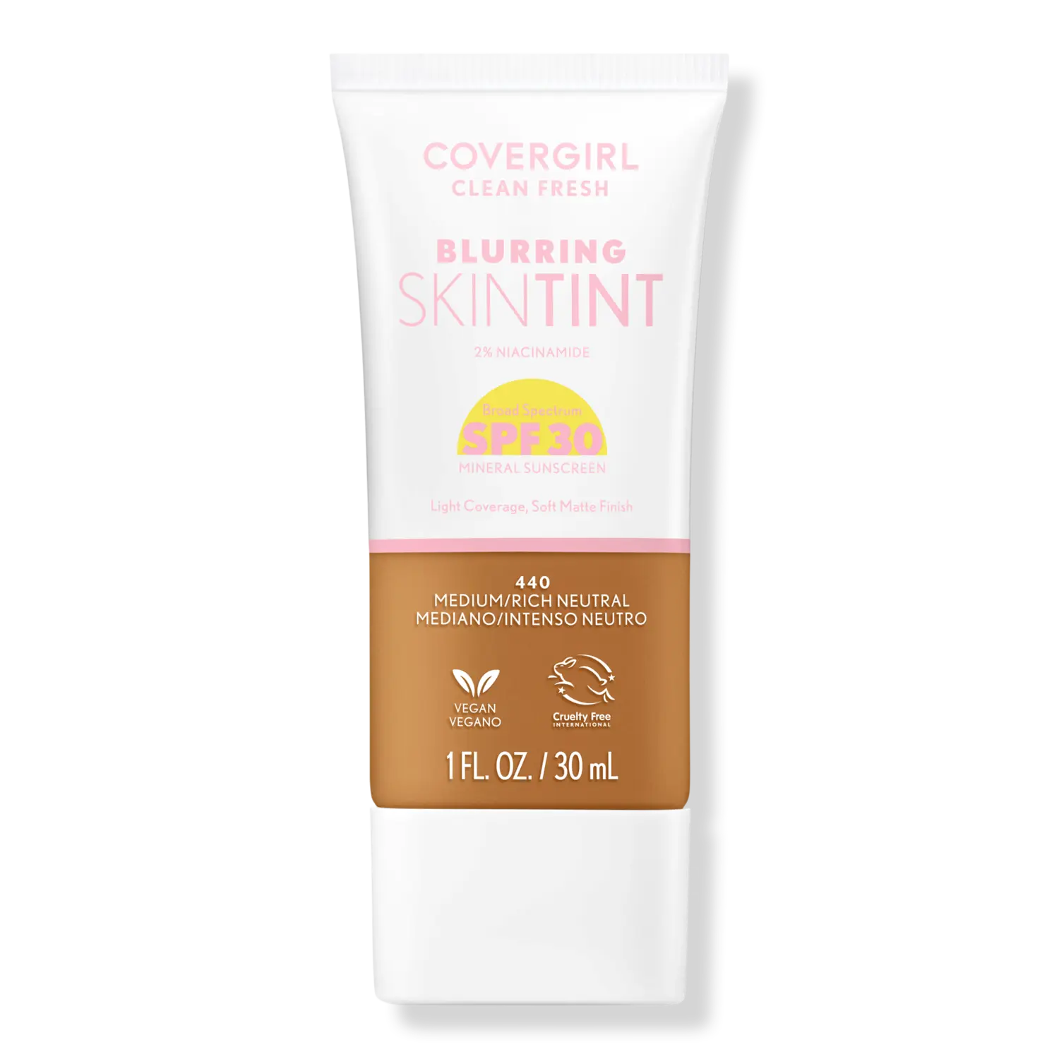 Освежающий тонирующий крем для лица Clean Fresh Blurring Skin Tint SPF 30 CoverGirl, Medium/Rich Neutral
Освежающий тонирующий крем для лица Clean Fresh Blurring Skin Tint SPF 30 CoverGirl, Medium/Rich Neutral