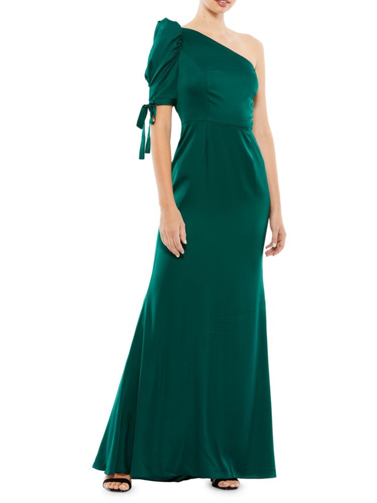 Платье-труба на одно плечо Mac Duggal, зеленый
Платье-труба на одно плечо Mac Duggal, зеленый